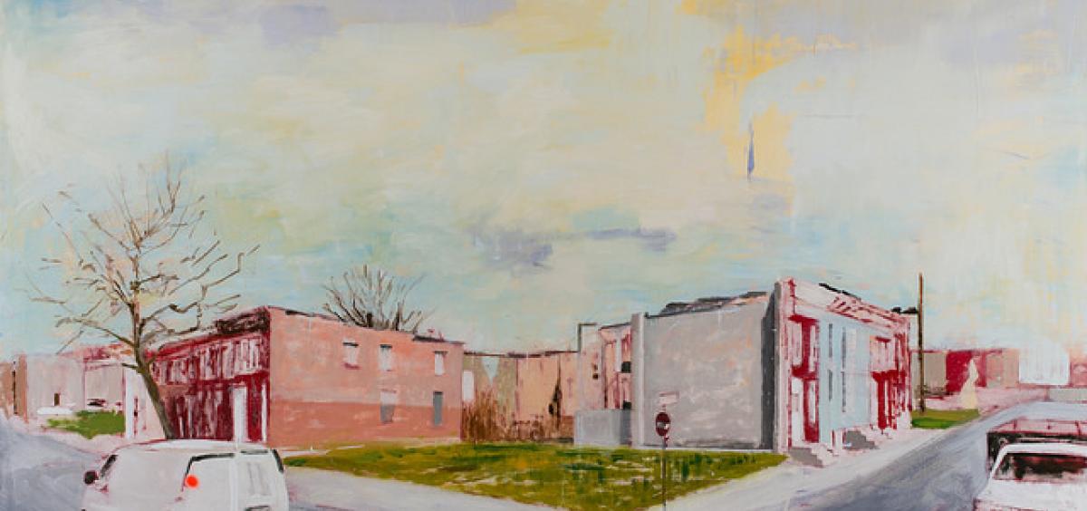 Baltimore, Maryland painting. 