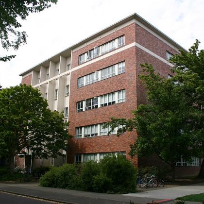 A view of Cordley Hall on the Oregon State University campus 