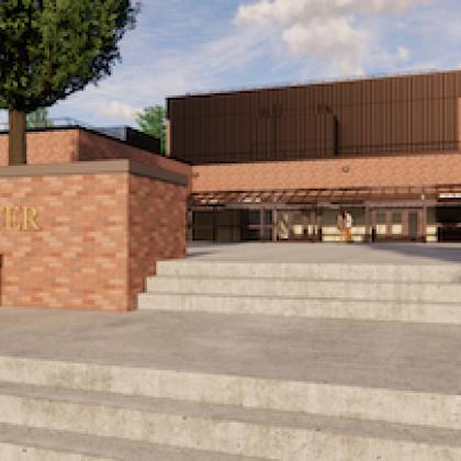 The LaSells Stewart Center drawing