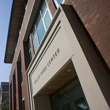 Exterior shot of Hallie Ford Center on OSU campus