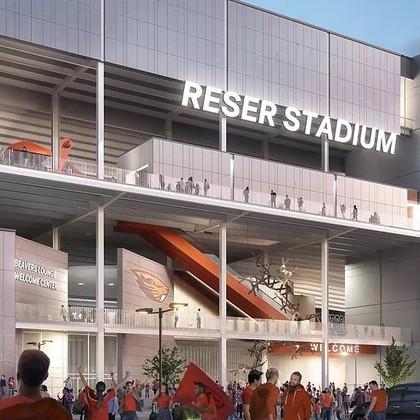 Reser Stadium. Image provided by Hoffman Construction