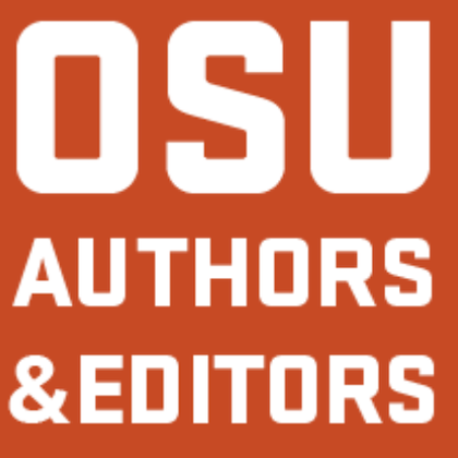 White text on orange, "OSU Authors & Editors" 