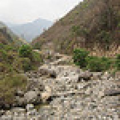 River without water
