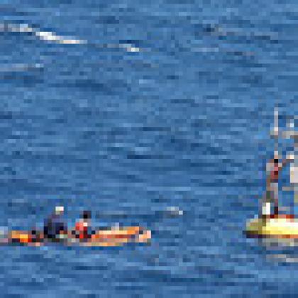 Buoy at sea