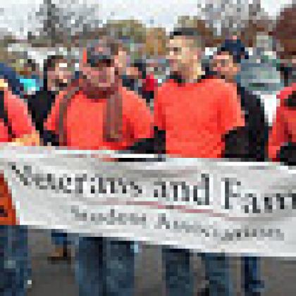 Students in parade