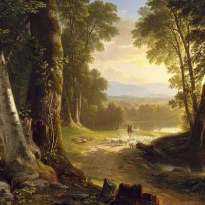 The Beeches, Asher Durand, 1845