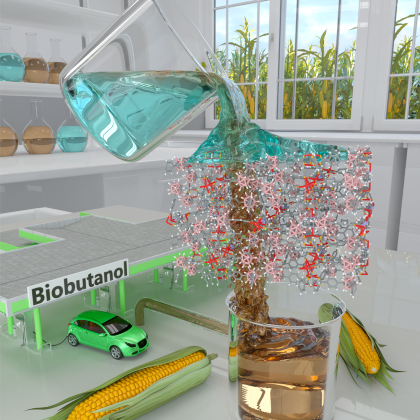 Biobutanol separation method