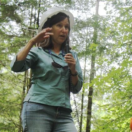 Woman forester