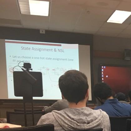 Robot in classroom
