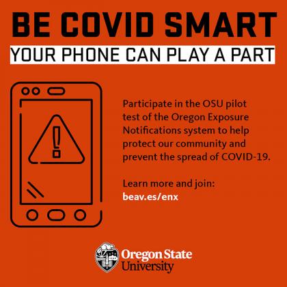 graphic featuring a phone image and text about the program 