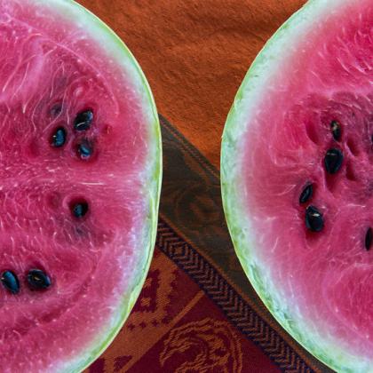 sliced watermelon