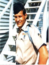 Man in military uniform